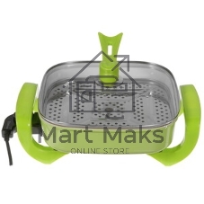Электросковорода Sakura SA-7716R Master Chef 1800-2000Вт 32х9см кругл красн