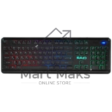 Клавиатура проводная Defender Raid GK-778DL, USB, черный