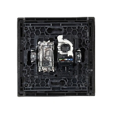 Розетка двойная TV+RJ45 кат.5E IEK FORTE&PIANO FP336 серый