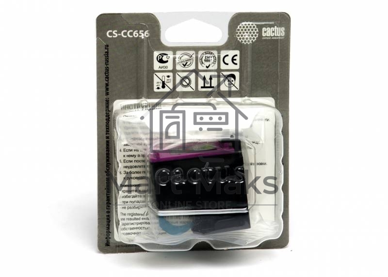 Картридж струйный Cactus CS-CC656 №901 многоцветный (18 мл.) для HP DJ 4500 series/J4524/J4535/J4580/J4624/J4660/J4680