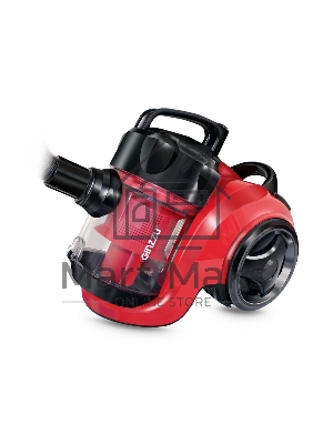 Пылесос GINZZU VS420 красно/черный Регулируемая мощность до 1700 Вт Легко очищающийся Мультициклонный фильтр. Повышенный объем пылесборника 3,0 л Телескопическая трубка Функция выдувания