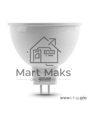 Лампа светодиодная Gauss 13529 LED Elementary MR16 GU5.3 9Вт 4100К