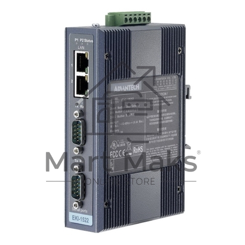 EKI-1522I-CE   Интерфейсный модуль 2 порта 10/100Base-T, 2 порта RS-232/422/485, -40...+75C Advantech