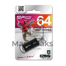 Флешка USB Silicon Power R/W USB 64Gb Ultima II SP064Gb,UF2M01V1K USB 2.0, черный