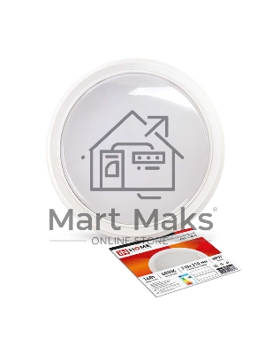 Светильник светодиодный СПБ-2-КРУГ 14Вт 230В 4000К 1100лм 210мм бел. IN HOME 4690612020648