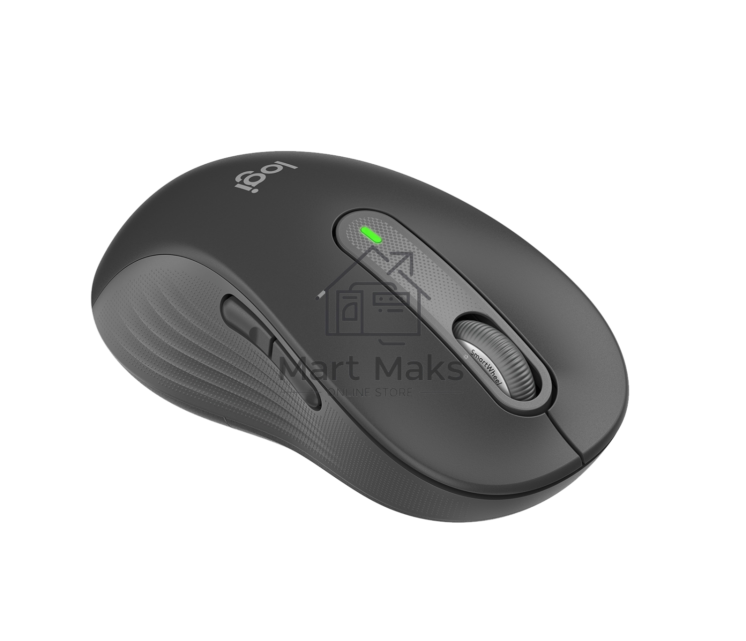 Мышь беспроводная Logitech Signature M650 L LEFT графитовый, 4000 dpi, радиоканал, Bluetooth, USB, кнопки - 5