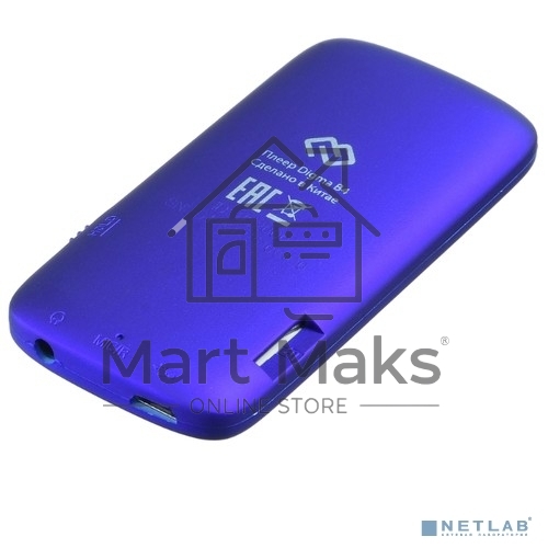 Плеер Hi-Fi Flash Digma B4 8Gb синий/1.8
