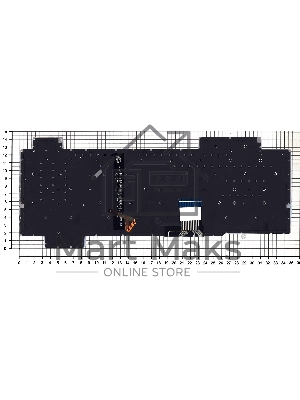 Клавиатура для ноутбука Asus ROG GL704 GL704GM черная c подсветкой