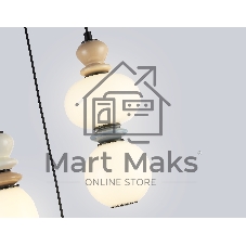 Светильник Ambrella light LH53143/3 BK/WH черный/белый 19W 3000K D330*1630