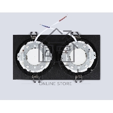 Светильник Ambrella light TN51827/2 BK черный GX53/2 max 15W 215*110*39