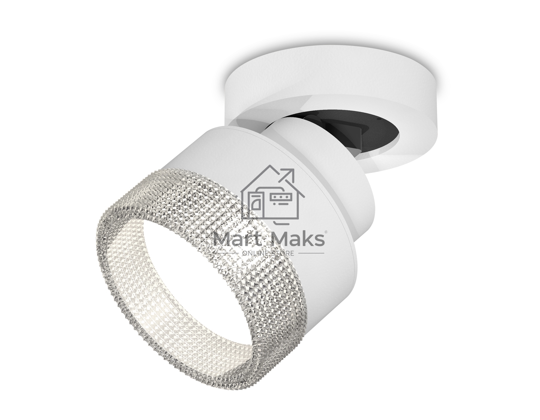 Светильник Ambrella Light XM8101040 SWH/CL белый песок/прозрачный GX53 (A2228, A2105, C8101, N8480)