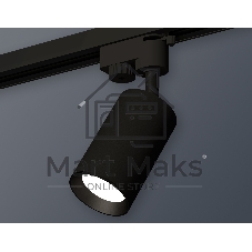 Светильник Ambrella light XT6323003 SBK/PBK черный песок/черный полированный MR16 GU5.3 (A2521, C6323, N6103)