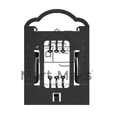 Салазки (переходник) ExeGate HD-2T3P-NF125 для безвинтового крепления HDD/SSD 2.5