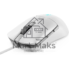 Мышь проводная Lenovo Legion M300s белый, 8000 dpi, USB, кнопки - 6