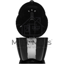 Кофеварка капельная Vitek VT-1503 черный, исп. кофе - молотый, 1.2 л, 900 Вт.