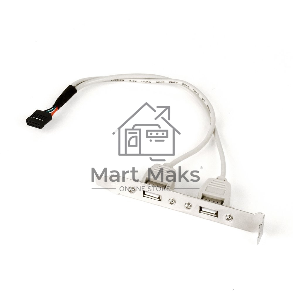 Планка в сист. блок на 2 USB2,0, Gembird 