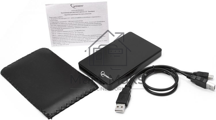 Внешний корпус для HDD Gembird EE2-U2S-40P 2.5
