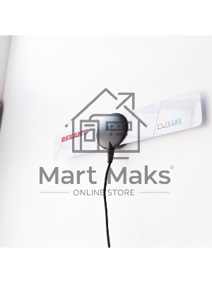 ТВ антенна комнатная для цифрового телевидения DVB-T2 на присоске, RX-255 Rexant