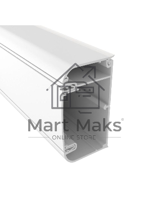 Кабель-канал 90 х 50 мм, с перегородкой, боковой и фронтальной крышками (2 метра) Dkc 09500