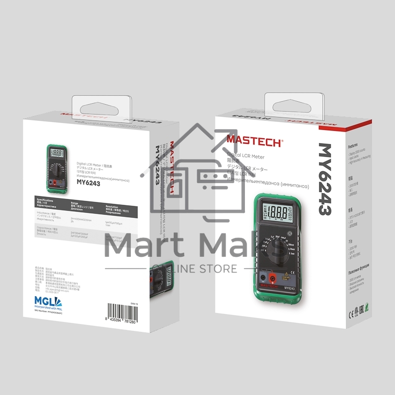 Измеритель емкости и индуктивности (LC-метр) MY6243 MASTECH