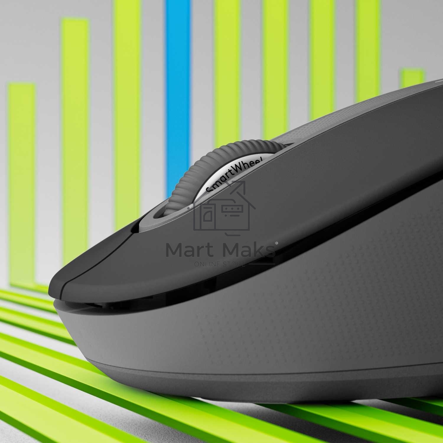 Мышь беспроводная Logitech Signature M650 L LEFT графитовый, 4000 dpi, радиоканал, Bluetooth, USB, кнопки - 5