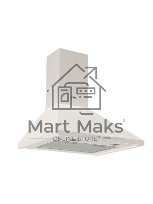 Вытяжка каминная Elikor Вента 50П-430-К3Д топленое молоко, 50 см, 430 куб. м/ч, 54 дБ