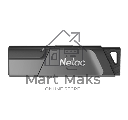 Флешка USB R/W R/W Netac U336S 16Gb <NT03U336S-016G-30BK>, USB3.0, пластиковая с защитой от записи
