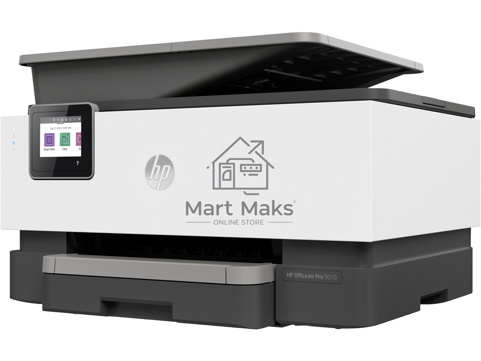МФУ струйный HP OfficeJet Pro 9010 AiO (3UK83B), A4, цветной, печ. до 22 стр/мин. (ч/б) до 18 стр/мин. (цвет), скан. до 8 стр/мин., 1200 x 1200 dpi, USB, RJ-45, Wi-Fi, Air Print
