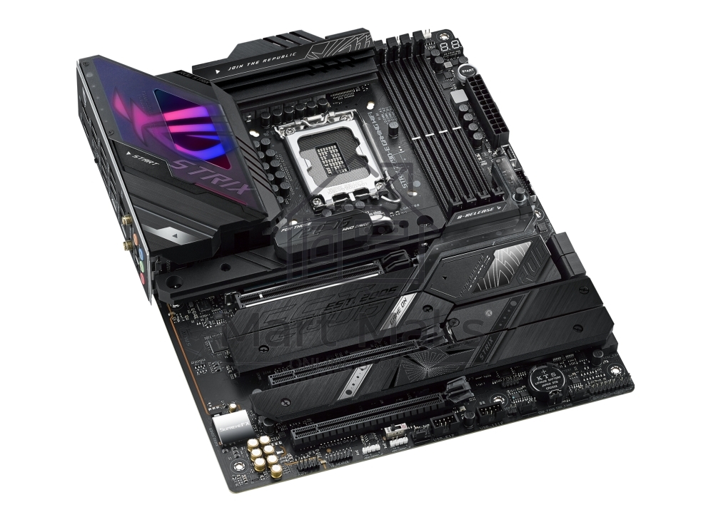 Материнская плата ASUS ROG STRIX Z790-E GAMING WIFI, LGA 1700, Intel Z790, 4xDDR5, 4xSATA, 5xM.2, 1xPCIe 5.0 x16, 2xPCIe 4.0 x4, 1xHDMI, 1xDP, 1x 2.5Gb LAN, 6xUSB-A 3.2 Gen 2, 4xUSB-A 3.2 Gen 1, 5x3.5 мм, 7.1, Standard-ATX