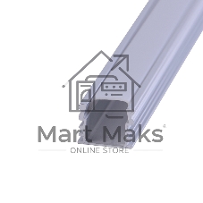 Комплект накладного алюминиевого профиля с рассеивателем Rexant 16х12 мм, 1 м