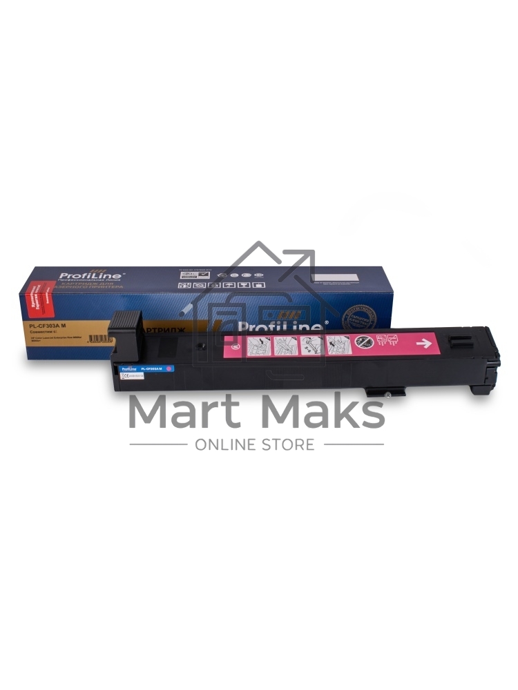 Картридж лазерный ProfiLine PL-CF303A (№827A) для принтеров HP Color LaserJet Enterprise flow M880z/M880z+ Magenta 32000 копий