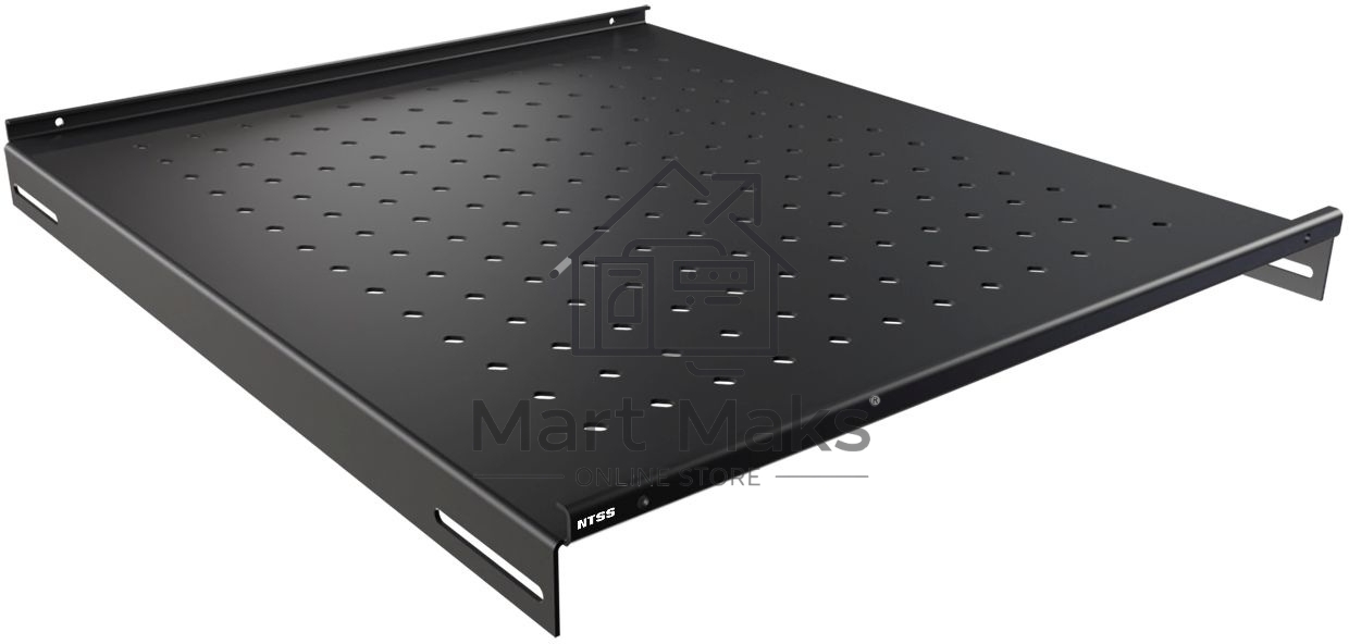 Полка стационарная NTSS NTSS-FS-H-800-BL 1U нагр.:100кг. 19