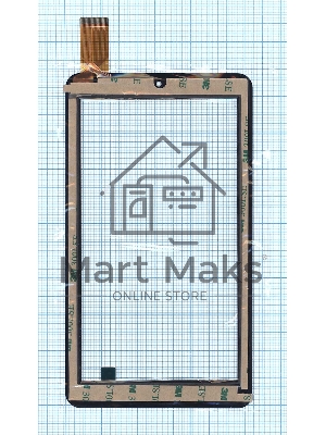 Сенсорное стекло (тачскрин) FPC-TP070255(X71)-01, черное