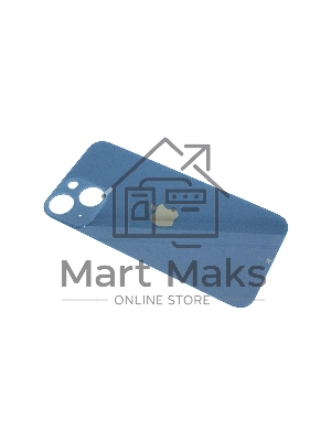 Задняя крышка (стекло) для Apple iPhone 13 Mini голубая