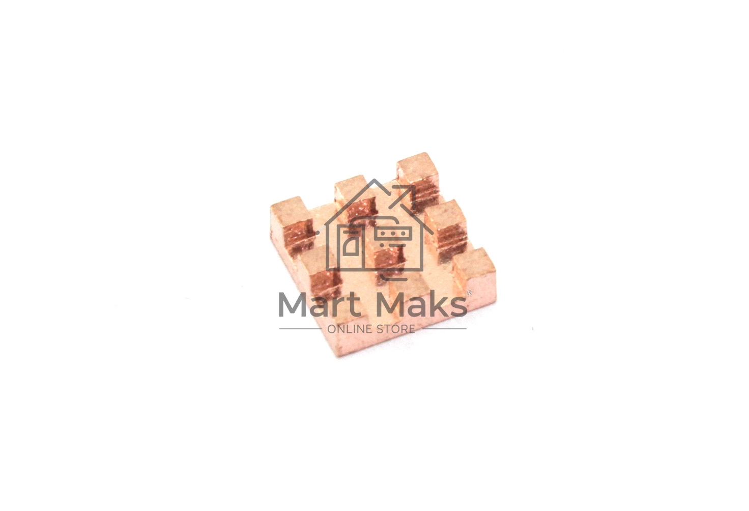 Медный радиатор 10х10х3 мм