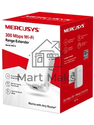 Усилитель Wi-Fi сигнала Mercusys ME10 N300