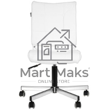 Кресло компьютерное Бюрократ CH-330M белый Lincoln 100, искусственная кожа, крестовина металл хром