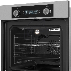 Шкаф духовой электрический Maunfeld AEOH60102S, 60л, дверца с 3 стеклами, нержавеющая сталь
