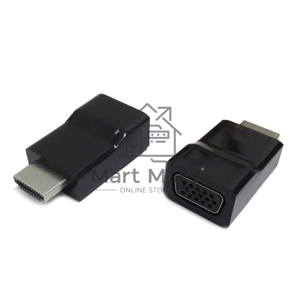 Переходник Gembird Переходник HDMI-VGA Cablexpert A-HDMI-VGA-001, 19M/15F