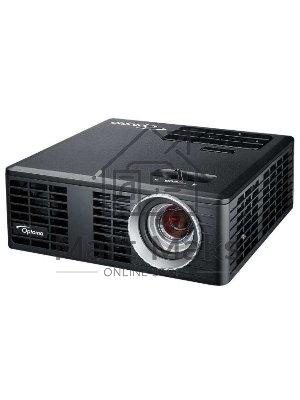 Проектор Optoma ML750e (DLP, LED, WXGA 1280x800, 700Lm, 15000:1, HDMI, USB, MHL, MicroSD, 1x1W speaker, 3D Ready, led 20000hrs, черный, 0.38kg)