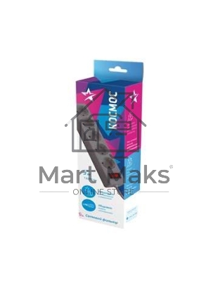 Удлинитель с сетевым фильтром Космос 5х3м с заземл. 10А IP20 2.2кВт 3х0.75 индикатор сети сер.