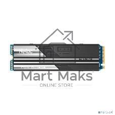 Накопитель SSD Netac NV5000, 500Gb, M.2 2280, PCIe 4.0 x4, NVMe, R/W 5000/2500, с радиатором