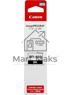 Картридж струйный Canon PFI-050BK 5698C001 черный (70мл) для Canon imagePROGRAF TC-20M