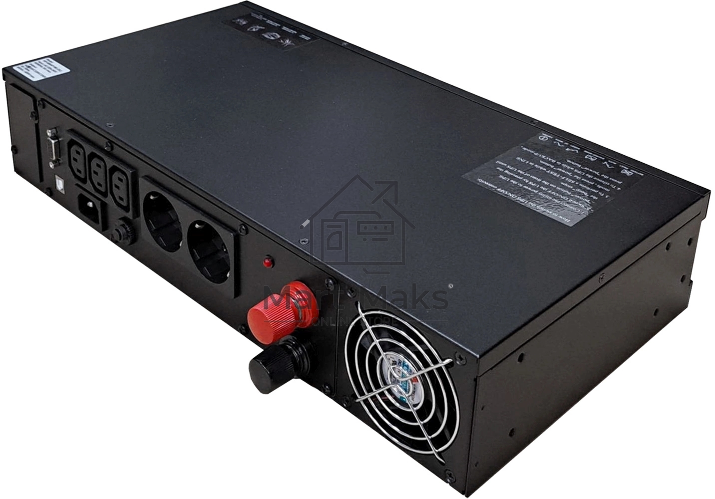 Источник бесперебойного питания PowerCom Infinity INF-1500AP RM (3U) 1050Вт 1500ВА черный