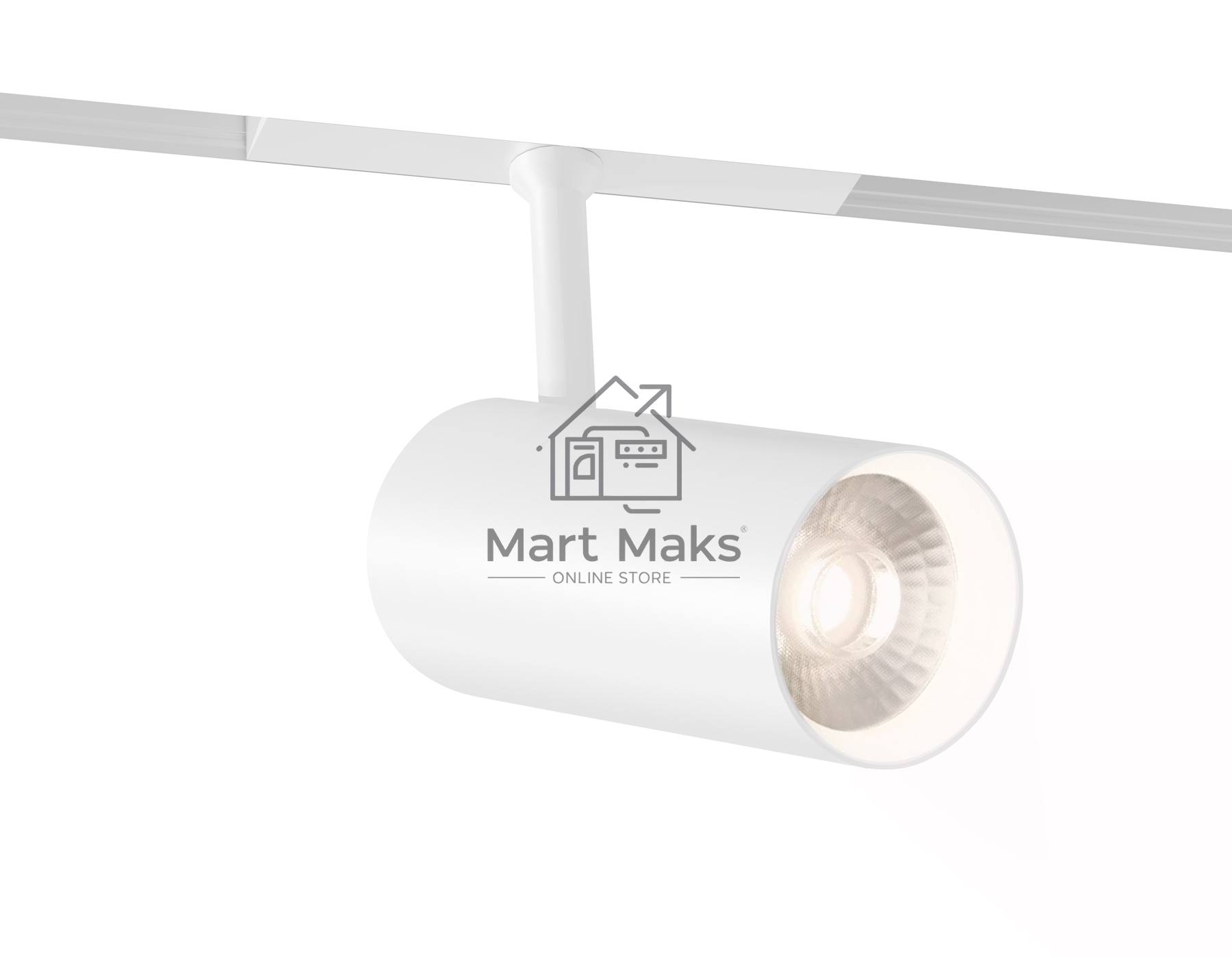 Трековый акцентный светильник Ambrella light GL4430 WH белый IP20 20W 3CCT 3000-6000K SMART 48V 24° D65*140