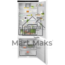 Встраиваемый холодильник Electrolux ENP7TD75S, комбинированный No Frost, Размеры ВxШxГ [мм]: 1884x696x549, сенсорное управление с символьным дисплеем, Динамическая система охлаждения в холодильной камере, система охлаждения в морозильной камере - No Frost, крепление дверцы на направляющих, A++ класс энергопотребления, Большой ящик на телескопических направляющих, MultiSpace, Flexi shelf, Инверторный компрессор