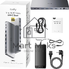 Станция докирования 13-IN-1 10Gbps USB-C Dual 4K Docking Station 150W PSU
