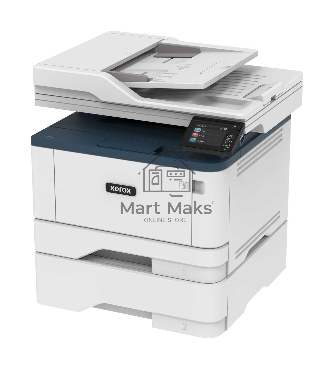 МФУ лазерный Xerox B305 (B305V_DNI), A4, ч/б, печ. до 38 стр/мин., скан. до 46 стр/мин. (ч/б) 20 стр/мин. (цвет), 600x600dpi, USB, RJ-45, Wi-Fi