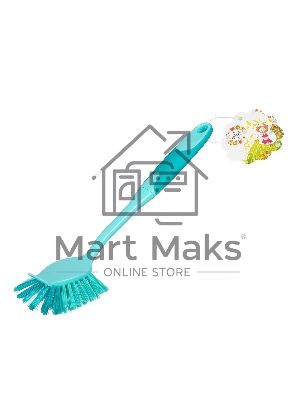 Щетка для посуды квадратная 68х37х275 мм, двухкомпонентная рукоятка Elfe