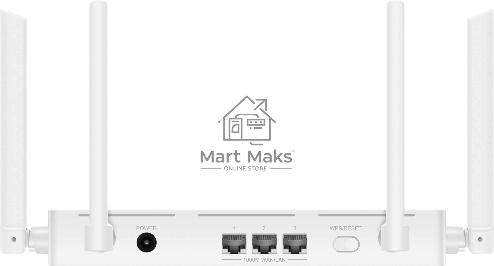 Роутер беспроводной Huawei WiFi AX2 WS7001-22 (53030ADX) AX1500 10/100/1000BASE-T белый